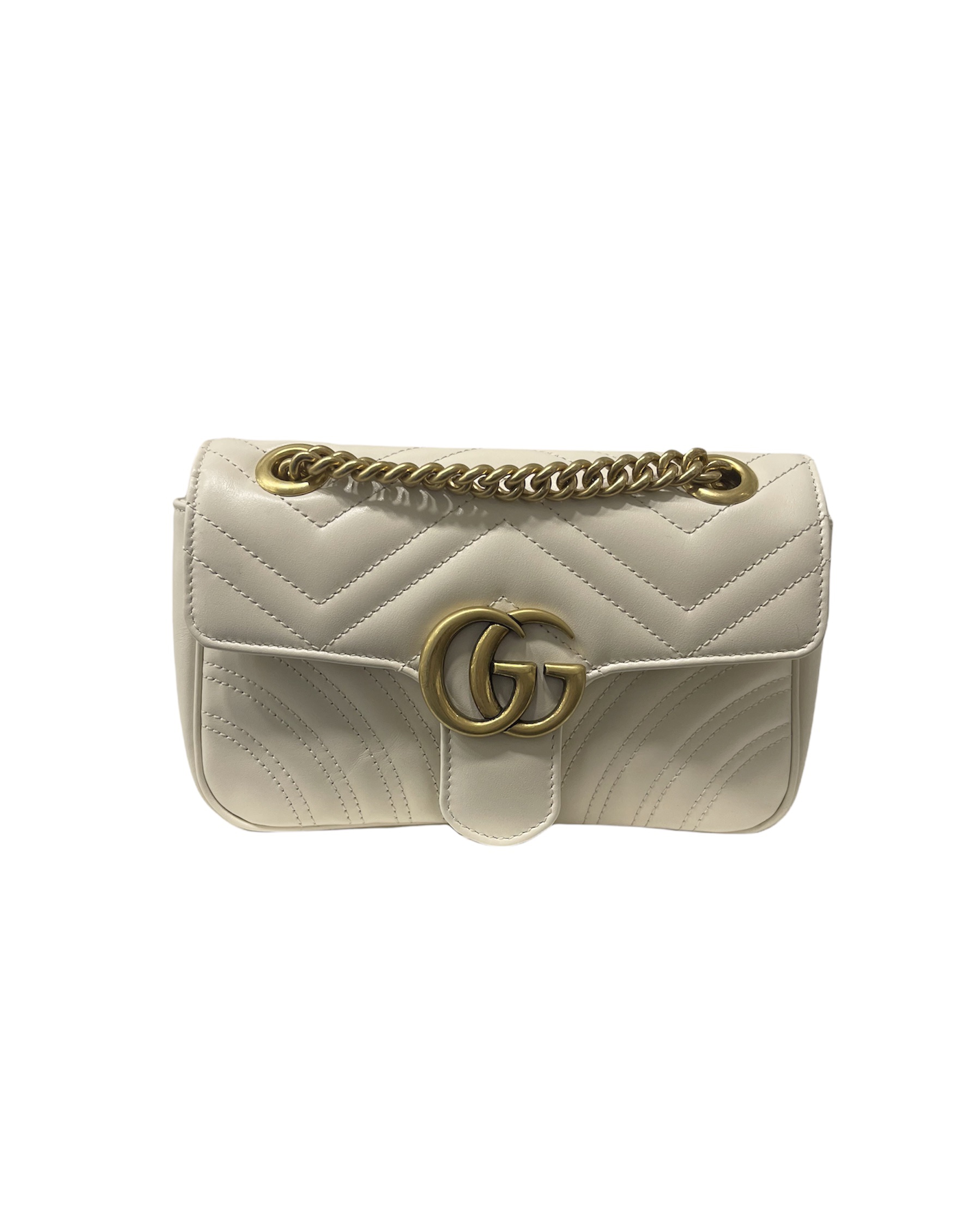 Gucci Marmont 22cm Bianca - Mastrogeppetto Vintage