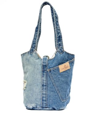 Mastro Bag Bucket Large Denim Bicolor