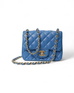 Chanel Mini Square Timeless Azzurro
