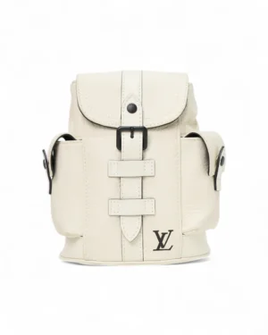 Louis Vuitton Tracolla Christopher XS Pelle Panna