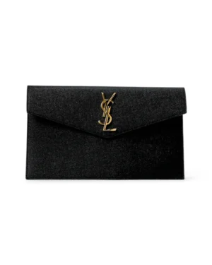 Saint Laurent Clutch Uptown Envelope Small Nera