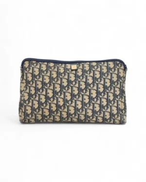 Dior Pochette Vintage Small Trotter Blu