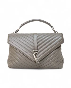 Saint Laurent Collage Large Trapuntato Grigia