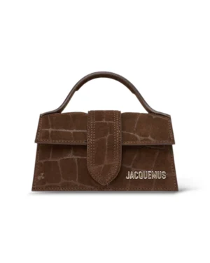 Jacquemus Le Bambino Mini Camoscio Cocco Marrone