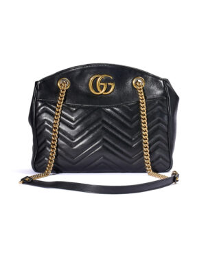 Gucci Shopper GG Marmont Matelassè Nera
