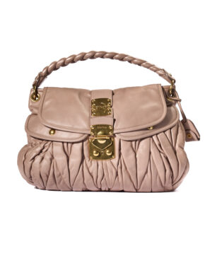 Miu Miu Coffer Large Groffata Rosa Antico