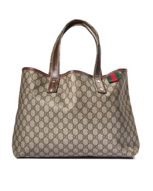 Gucci Shopper Large GG Supreme Marrone