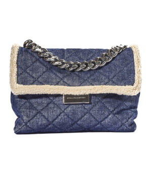 Stella McCartney Chain MM Denim Montone Blu