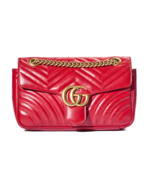 Gucci Medium Marmont 26 GG Rossa