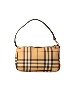 Burberry Pochette Small Check Nera