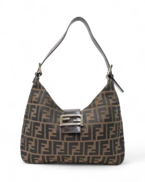 Fendi Croissant Hobo Medium FF Logomania