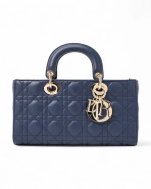 Dior Lady D-Joy Medium Cannage Blu
