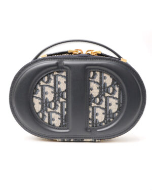 Dior Camera Bag Ovale CD Signature Oblique Jacquard Blu