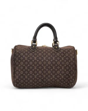 Louis Vuitton Speedy 30 Bandouliere Mini Lin Marrone