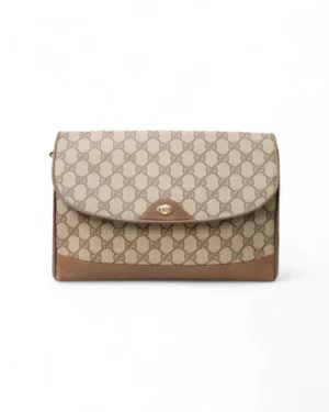 Gucci Tracolla Ophidia Vintage Large GG Supreme Marrone