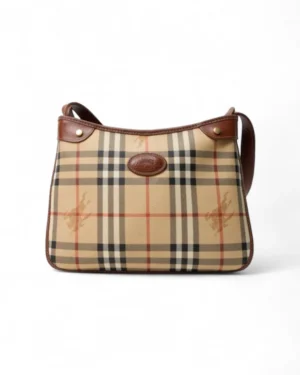 Burberry Tracolla Square Check Marrone