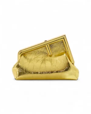 Fendi First Midi Laminata Oro
