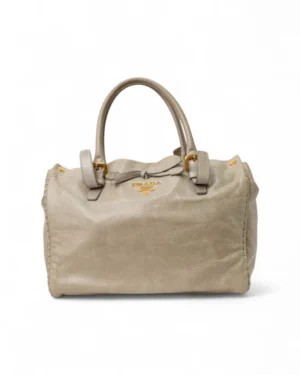 Prada Shopper Square Fiocco Medium Verde