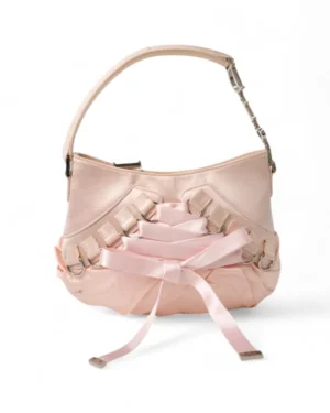 Dior Saddle Ballerina Corset Raso Rosa