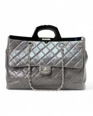 Chanel Delivery Tote Trapuntata Grigia