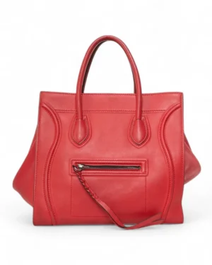Celine Phantom Luggage Medium Rossa