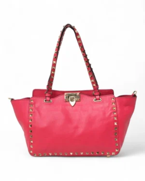 Valentino Tote Rockstud Medium Fucsia