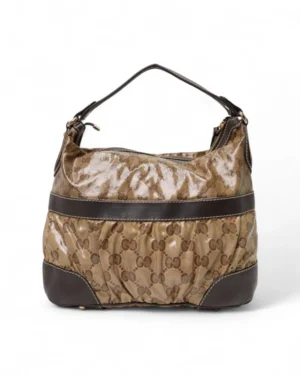 Gucci Sottospalla Medium GG Crystal Marrone