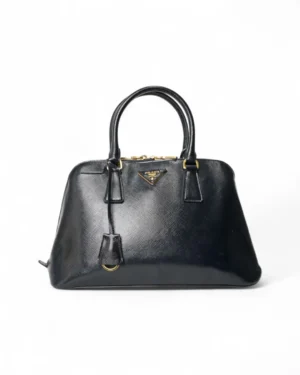 Prada Promenade Tote Medium Saffiano Blu