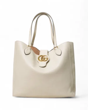 Gucci Shopper Vertical GG Marmont Bianco
