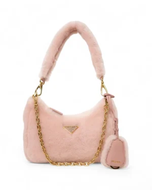 Prada Re-Edition 2005 Shearling Rosa
