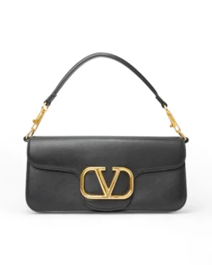 Valentino Pochette Loco Small Vitello Nera