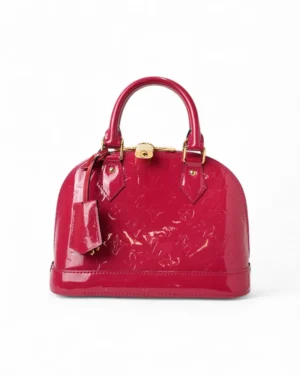 Louis Vuitton Alma BB Vernice Fucsia