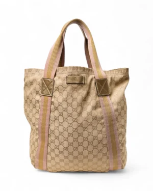 Gucci Shopper Soft Vertical GG Supreme Oro