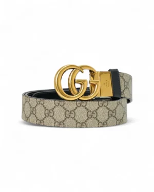 Gucci Cintura GG Marmont Reversibile Nero