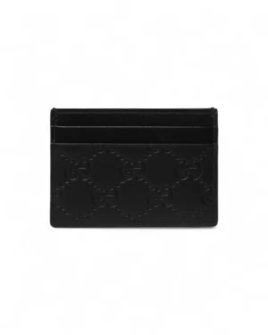 Gucci Portacarte GG Supreme Pelle Nero