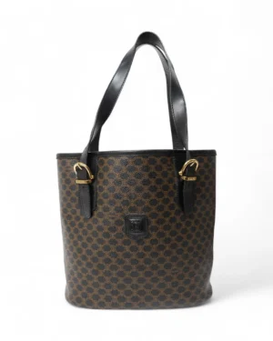 Celine Bucket Medium Triomphe Nero