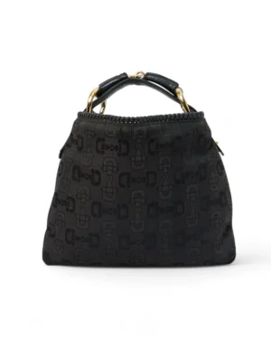 Gucci Horsebit Sottospalla Hobo Small Nero