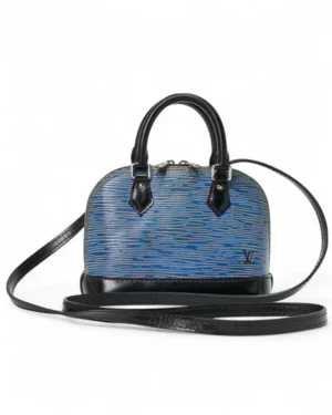Louis Vuitton Alma Nano Epi Blu