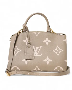 Louis Vuitton Petit Palais PM Empreinte Bicolor Crema
