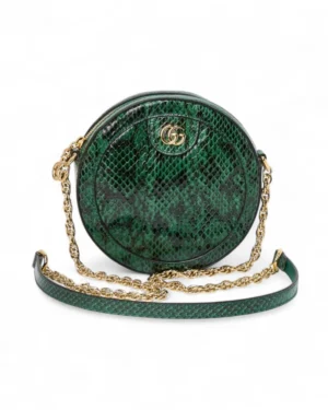 Gucci Round GG Marmont Pitone Verde