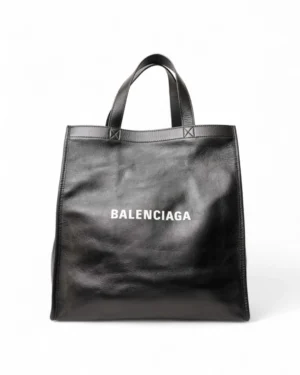 Balenciaga Tote Vertical Small Logo Nera