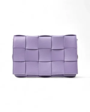 Bottega Veneta Cassetta Small Intreccio Lilla