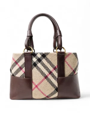 Burberry Tote Square Check Lana Marrone