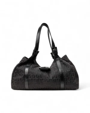 Fendi Bassotto Sottospalla Medium FF Nera