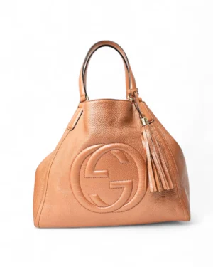 Gucci Soho Sottospalla Hobo Medium Pesca
