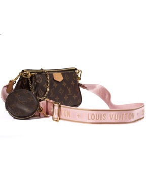 Louis Vuitton Multi Pochette MM Monogram Rosa