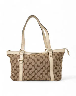 Gucci Shopper Square Small GG Supreme Bianca