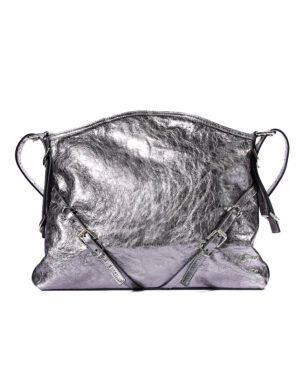 Givenchy Voyou Medium Laminata Silver