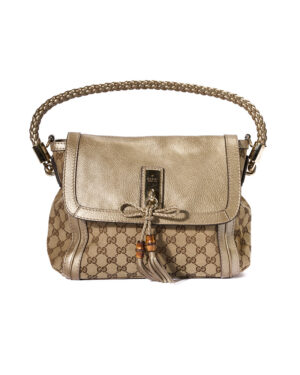 Gucci Bella Flap Medium GG Supreme Oro