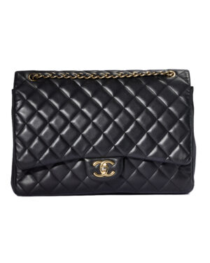 Chanel Maxi Jumbo Timeless Double Flap Nera
